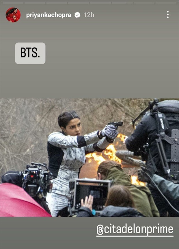 Citadel: Priyanka Chopra points a gun at someone in intriguing behind-the-scenes photo