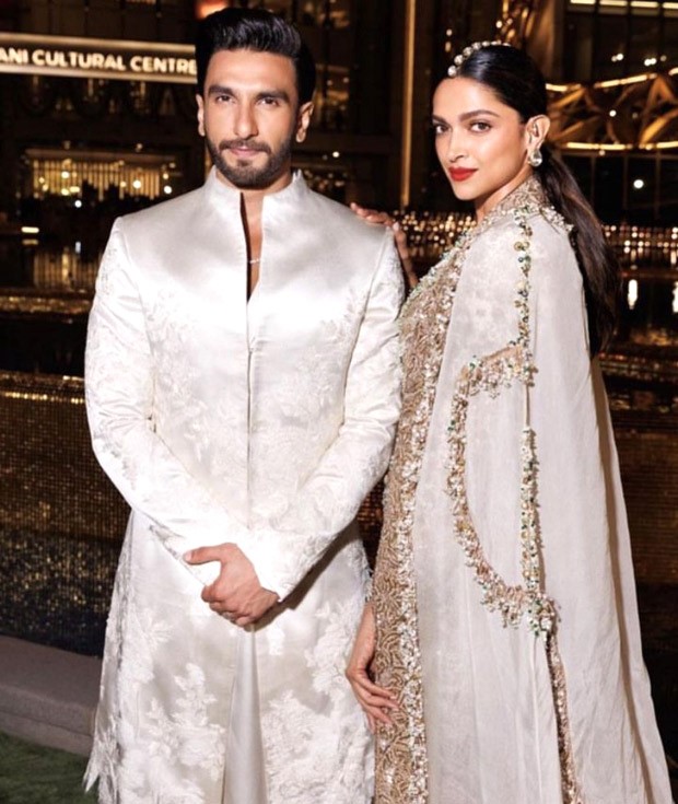 Deepika Padukone and Ranveer Singh epitomise royalty in every sense with their cultural clothing for the NMACC opening ceremony