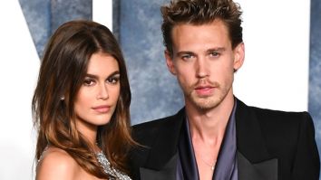 Elvis star Austin Butler and Kaia Gerber spotted holding hands during a night out in Los Angeles