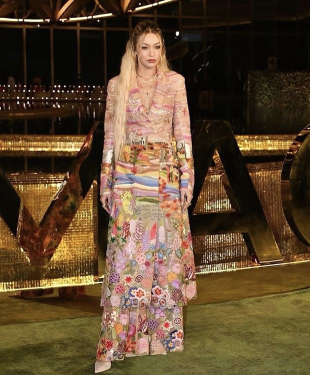 Gigi Hadid continues to prove that she's a master of style as she dons stunning chikankari saree for NMACC opening ceremony 