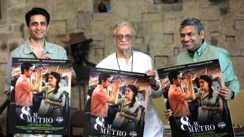Gulzar unveils the poster of Saiyami Kher and Gulshan Devaiah starrer 8 A.M. Metro