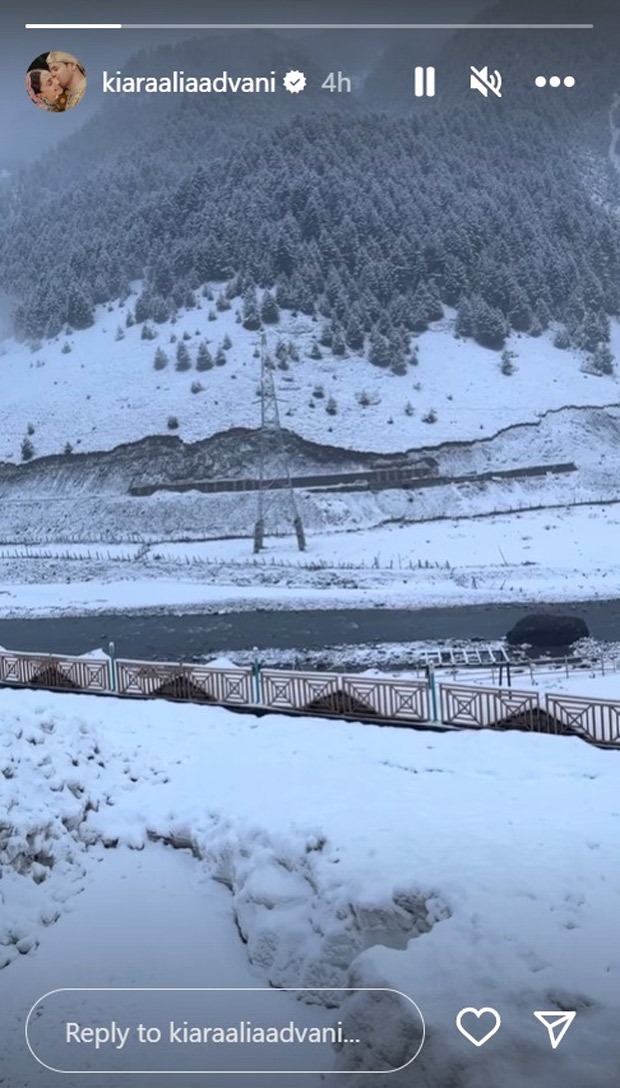 Kiara Advani shares a beautiful picture from her shoot diaries in Kashmir; see post