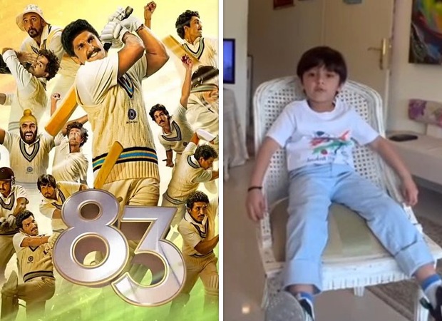 Kabir Khan’s son reveals watching ’83 the movie 150 times; Kapil Dev shares video