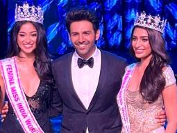 Kartik Aaryan is honored to be in the ‘beautiful company’ of Miss India stars Nandini Gupta, Shreya Poonja, and Strela Luwang; see pic