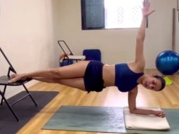 Malaika Arora’s nails this plank exercise!