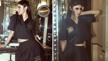 Mouni Roy is no less than a stylish diva in a chic in a prim Gucci blazer skirt suit and loafers