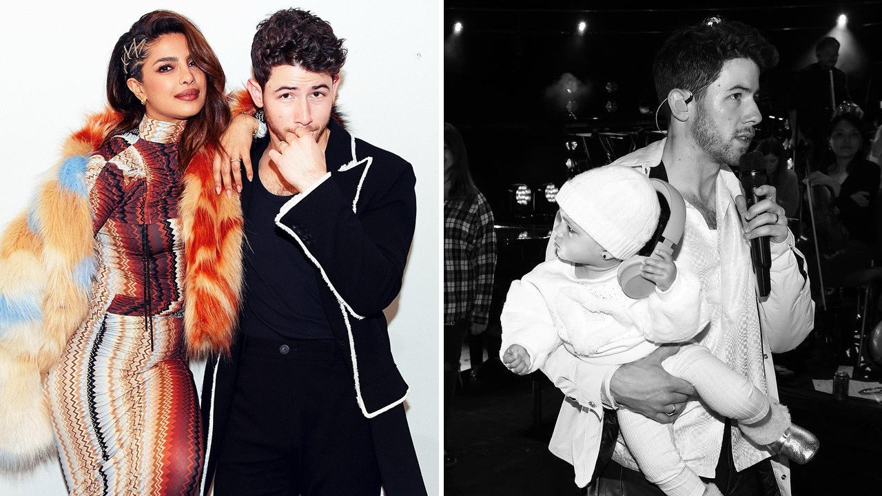 Nick Jonas takes his and Priyanka Chopra Jonas’ daughter Malti Marie Chopra Jonas for her ‘first soundcheck’ : Bollywood News