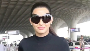 Nora Fatehi nails her airport look in this all black outfit