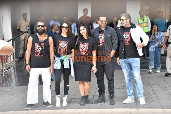 Photos: Chiyaan Vikram, Jayam Ravi, Karthi, Sobhita Dhulipala and Aishwarya Lekshmi arrive in Mumbai to promote their film PS 2 | Parties & Events