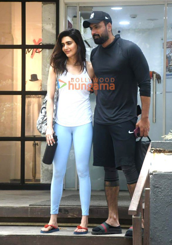 photos karishma tanna and varun bangera spotted at the gym 1