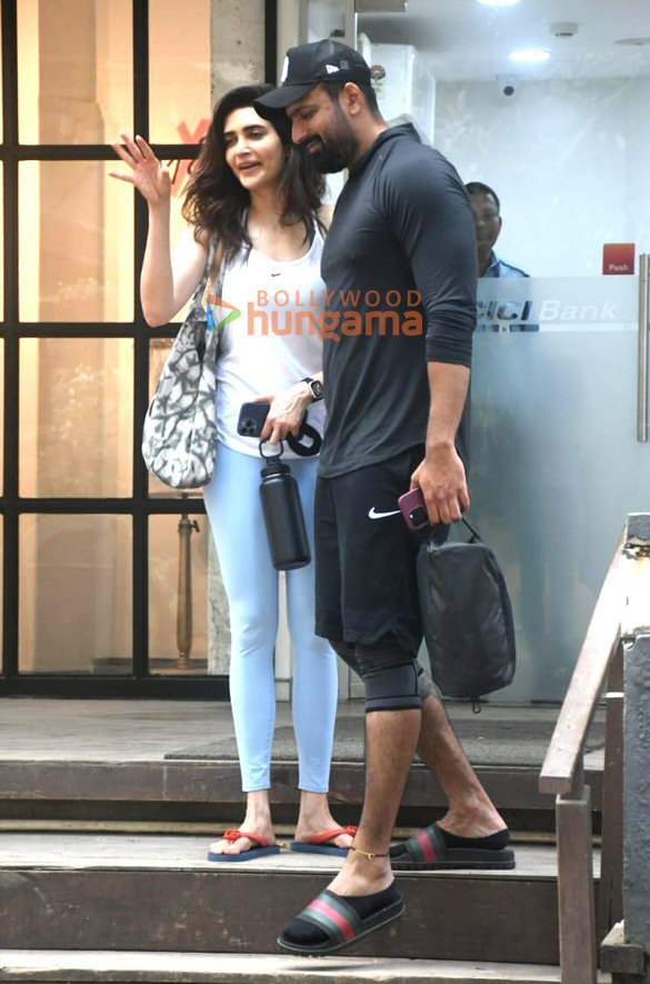 photos karishma tanna and varun bangera spotted at the gym 4