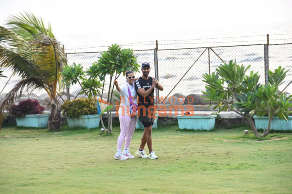 photos neha dhupia and angad bedi spend time with their kids at bandstand in mumbai 2