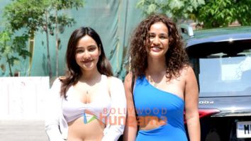 Photos: Neha Sharma and Aisha Sharma snapped outside the gym in Bandra