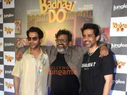 Photos: Rajkummar Rao, Gulshan Deviah and team Badhaai Do celebrates its multiple wins at Filmfare Awards 2023