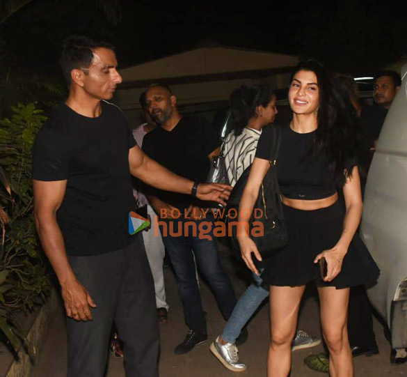 Photos: Sonu Sood and Jacqueline Fernandez snapped post a shoot in Juhu | Parties & Events