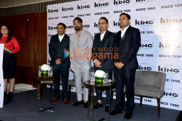 photos suniel shetty snapped at the press meet of king pipes at jw marriot in juhu 2