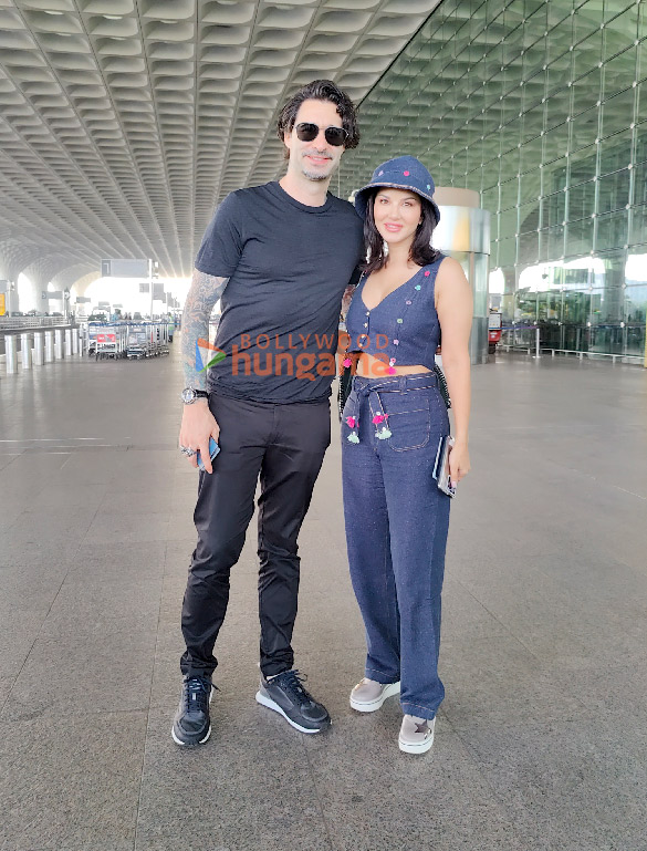 photos sunny leone nushrratt bharuccha iulia vantur and others snapped at the airport 5