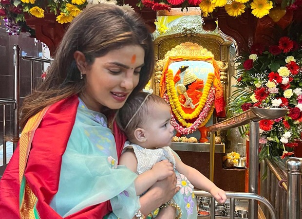 Priyanka Chopra Jonas seeks Siddhivinayak blessings for her daughter Malti Marie Chopra Jonas : Bollywood News