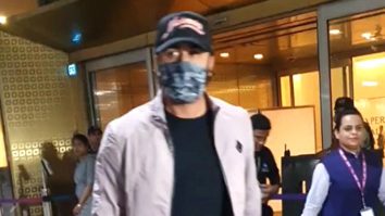 Ranbir Kapoor looks dapper as he gets papped at the airport