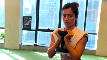Rashmika Mandanna super cool workout sesh
