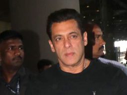 Salman Khan nails her airport look with black t-shirt & ripped jeans