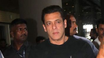 Salman Khan nails her airport look with black t-shirt & ripped jeans