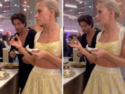 Shah Rukh Khan enjoys paan with German fashion blogger and model Caroline Daur at NMACC gala, watch video