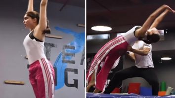 Sharvari Wagh does back flips as her intense training begins for YRF’s spy universe? watch video