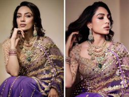 Sobhita Dhulipala, wearing a stunning purple saree by Papa Don’t Preach, understood the wedding party memo
