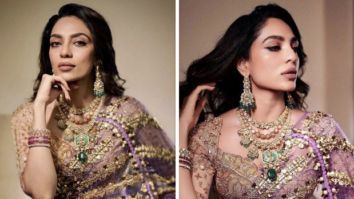 Sobhita Dhulipala, wearing a stunning purple saree by Papa Don’t Preach, understood the wedding party memo