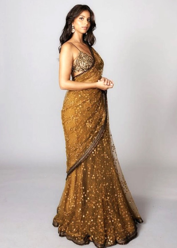 Suhana Khan chose an impeccable red corset gown and sheer sequined saree for NMACC and pulled it off like a dream come true Suhana Khan chose an impeccable red corset gown and sheer sequined saree for NMACC and pulled it off like a dream come true