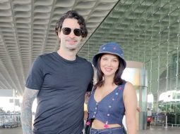 Sunny Leone & Daniel Weber look super cute as they get papped at the airport