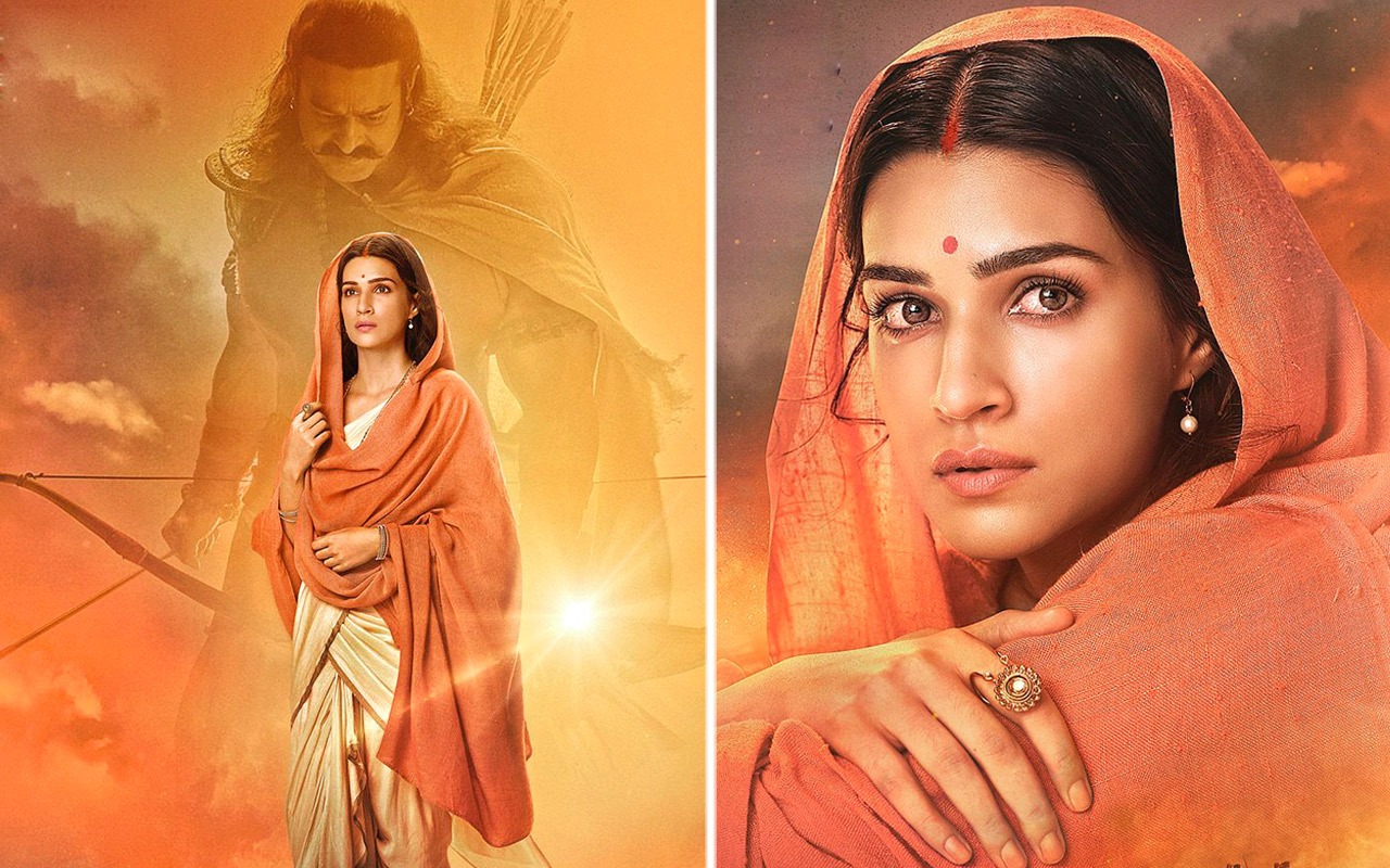 Team Adipurush unveils the first look poster of Kriti Sanon as Janaki on Maa Sita Navami 