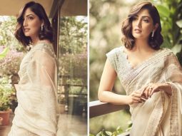 Yami Gautam is a sight of beauty, elegance and grace as she dons a pastel saree
