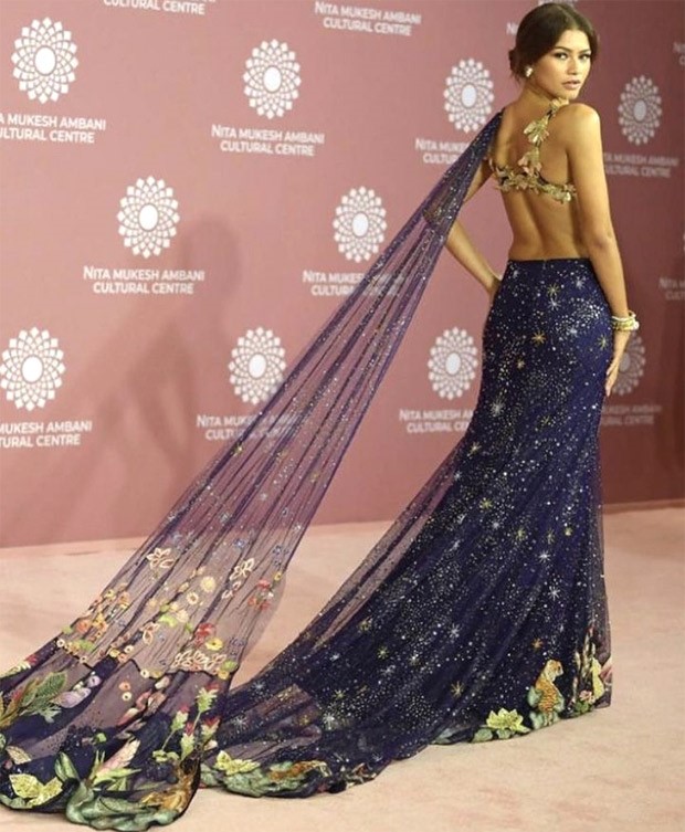 Zendaya's rhinestone-adorned saree gives ethnic clothing a contemporary spin