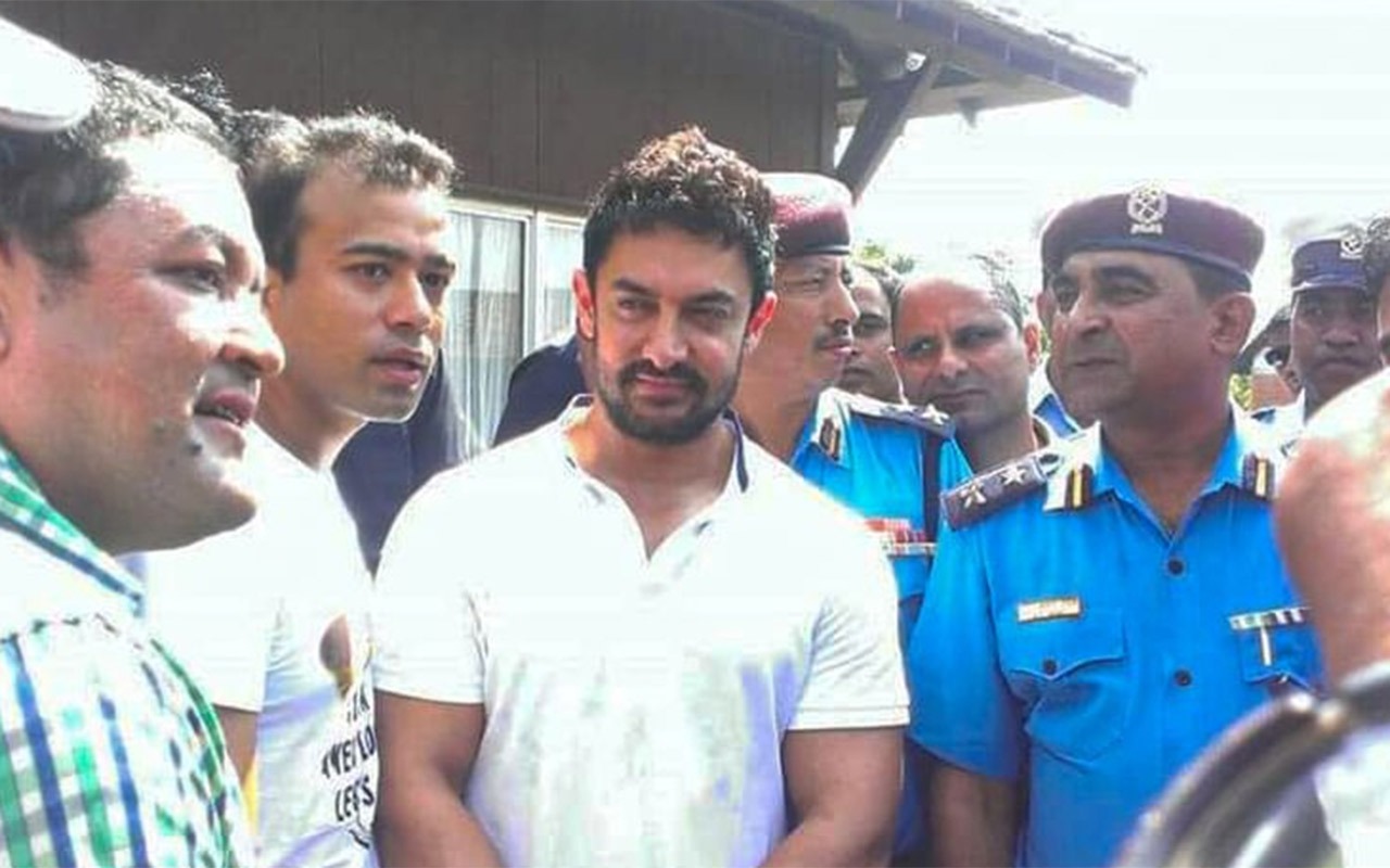Aamir Khan reaches Nepal to attend a meditation program