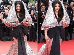 Aishwarya Rai Bachchan in a silver sequin hooded gown with an oversized bow proves why she is the OG of Cannes red carpet