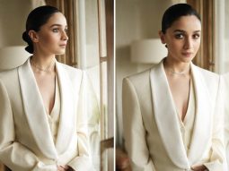 Alia Bhatt brings a refreshing twist to power dressing in a crisp pantsuit