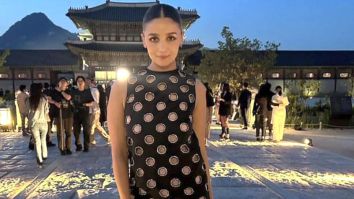 Alia Bhatt is a sight to behold in little black dress, sky high heels and clear handbag at the Gucci Cruise 24 show in Seoul