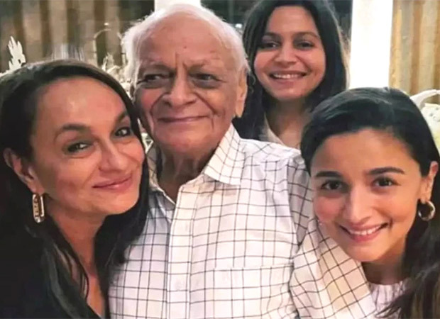 Alia Bhatt's grandfather Narendra Razdan critical; actress cancels award show trip