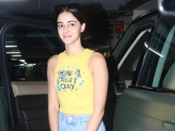 Ananya Panday opts for a casual airport look