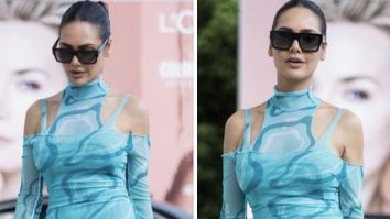 Cannes 2023: Esha Gupta rules the streets of the French Riviera wearing a gorgeous aqua blue midi dress