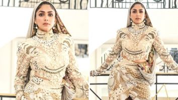 Cannes 2023: Mrunal Thakur turns heads at Cannes with her captivating asymmetrical skirt and hooded top ensemble