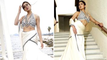 Cannes 2023: Sara Ali Khan redefines elegance embracing the fusion of tradition and modernity in saree skirt and bralette