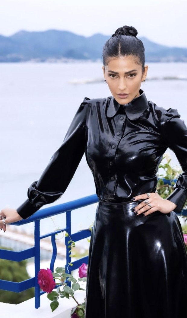 Cannes 2023: Shruti Haasan is setting Cannes on fire with bold and beautiful black latex outfit