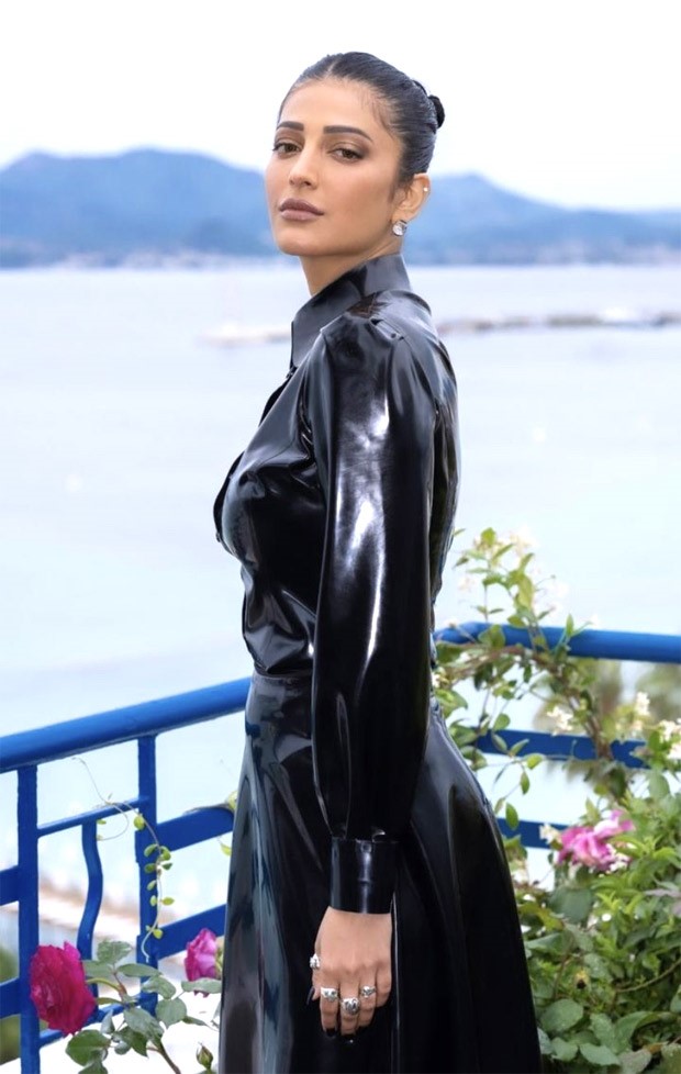 Cannes 2023: Shruti Haasan is setting Cannes on fire with bold and beautiful black latex outfit
