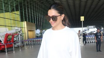 Deepika Padukone gets clicked at the airport with her dad Prakash Padukone