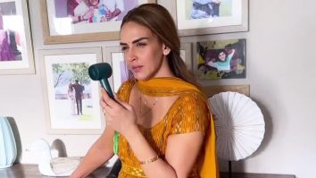 Esha Deol has the perfect solution to cool of the heat on set