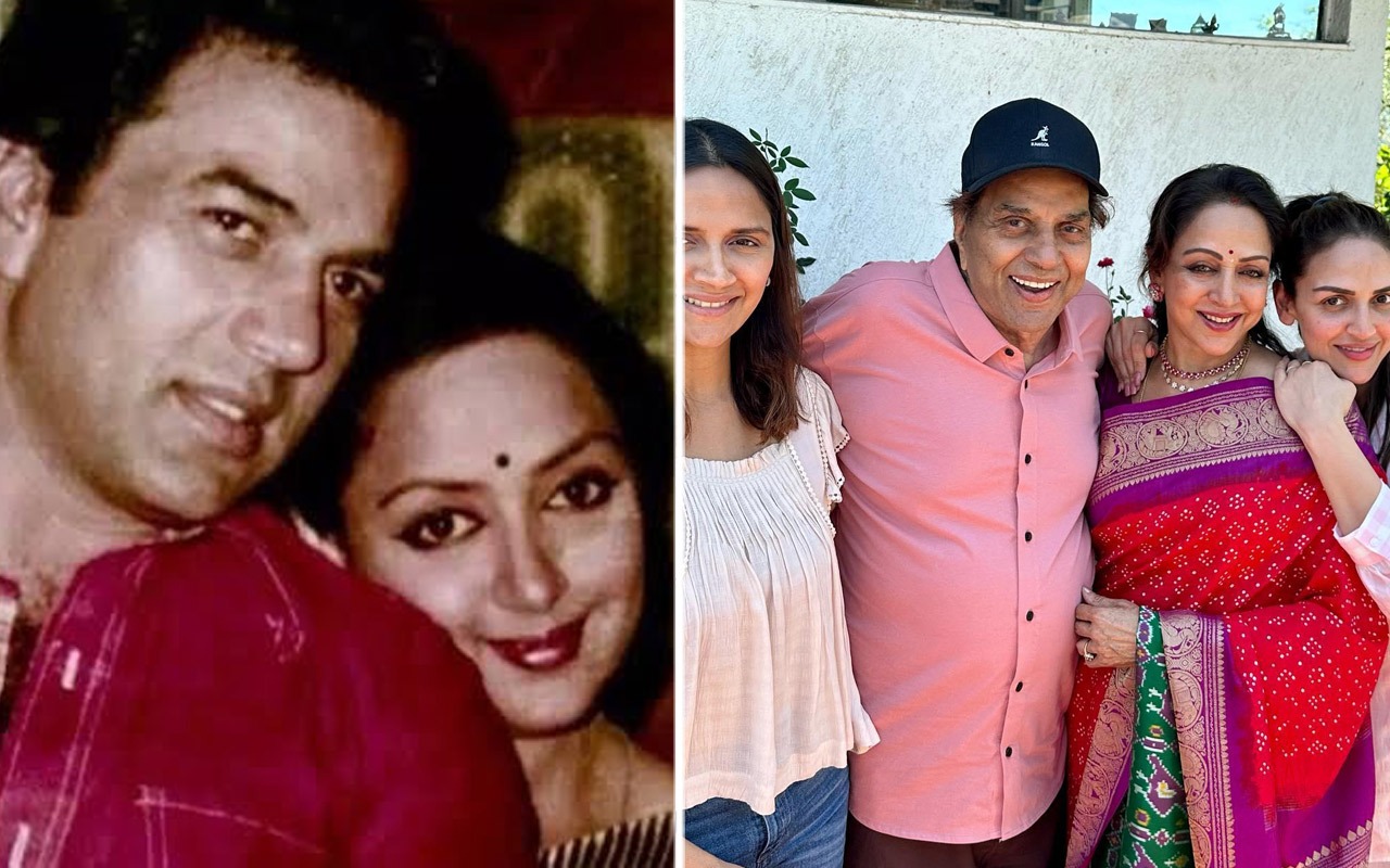 Hema Malini shares throwback photos with Dharmendra on their 43rd marriage anniversary; daughter Esha Deol shares a heartfelt post