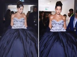 IIFA 2023: Nora Fatehi is a pure magic on the red carpet in a dramatic blue ball gown with a touch of 50s Glamour